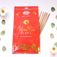 Pure Woods Natural Incense Sticks Natural Fragrance for Puja (60gm Pkt)