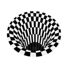 3d Space Round Carpet Floor Mat Non-woven Doormat (1 Pc 78 Cm)