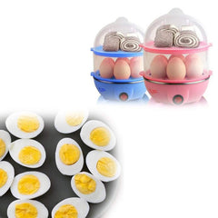 115 Multi-function 2 Layer 14 Egg Cooker Boilers Steamer