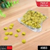 4983 White Board Magnetic Particle Circle 2cm Color Magnetic Nail Household Teaching Magnet Strong Plastic Magnetic Buckle (Pack Of 200pc)