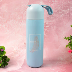 6190 Stainless Steel Water Bottle With Handle Easy To Carry Fridge Water Bottle Leak Proof Rust Proof Hot Cold Drinks Gym Sipper Bpa Free Food Grade Quality Steel Fridge Bottle For Officegymschool (Approx 500 Ml)