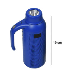 1287 Smart Bluetooth Speaker With Torch Light Wireless Bluetooth Speaker Night Flash Light Speaker