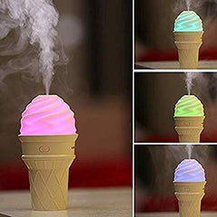 0396 Ice Cream Design Led Humidifier For Freshening Air Fragrance (Multicoloured)