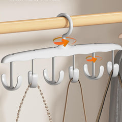 13948 Tank Top Hanger 12-hook Space Saving Hanger Capacity Rotatable Wood Space Saving Hanger Closet Organizers And Storage For Dorm Apartment For Tank Top