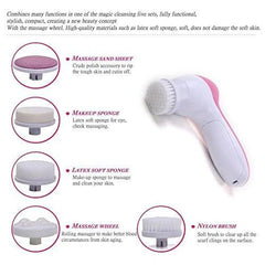 340 -5-in-1 Smoothing Body Facial Massager (Pink)