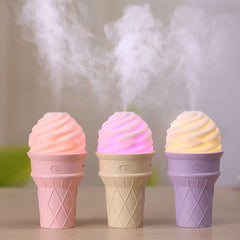 0396 Ice Cream Design Led Humidifier For Freshening Air Fragrance (Multicoloured)