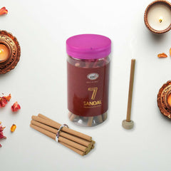 Premium 7 Sandle Dhoop Sticks (Jar Pack / 100grams)