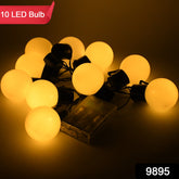 10 Led String Lights 3 Battery Operated (1 Pc Battery Not Included)