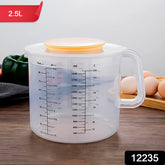 Plastic Baking Measuring Cup 2.5l Measurement With Scale Kitchen Pouring Cup