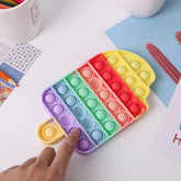 Ice cream-shaped push fidget toy