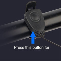 1718 Bicycle Horn With Led Light Work On Battery