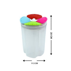 2822 4 Section Storage Containers Airtight Transparent Food Plastic Storage Container
