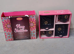 8229 Play Station Ceramic Tea Cups Mug Set With Handle Serving Bowl Milk Cup Coffee Cup Tea Cup Breakfast Cup Drinking Mug Or Outdoor For Household Gift For Birthday Wedding Party (4 Pcs Set)