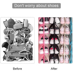 12 Grids Hanging Storage Bag (1 Pc 12 Pocket Mix Color)