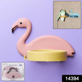 Hair Dryer Wall Mount Holder Organiser Stand With Hooks For Bathroom Storage