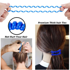 Telephone Wire Hair Bands Pack Of 2 Pc Multicolour)