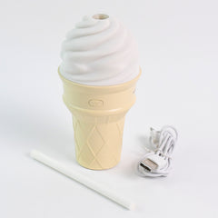 Ice Cream Cone Shape Air Freshener Humidifier (1pc Cream Color)