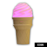 0396 Ice Cream Design Led Humidifier For Freshening Air Fragrance (Multicoloured)