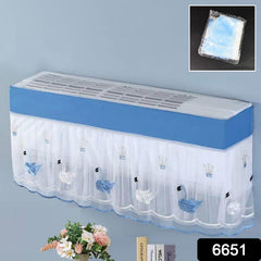 Ac Cover Air Conditioning Dust Cover Folding Designer (Approx 1 Ton 1 Pc Ac Curtain Mix Design)