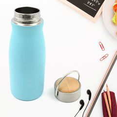 0285 Stainless Steel Water Bottle With Handle Fridge Water Bottle Stainless Steel Water Bottle Leak Proof Rust Proof Hot Cold Drinks Gym Sipper Bpa Free Food Grade Quality Steel Fridge Bottle For Officegymschool (360 Ml)