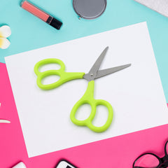 7563 Stainless Steel Double Grip Scissors Multipurpose Comfort Grip Handle And Stainless Steel Blades Paper Photos Crafts All Purpose Office (1 Pc)