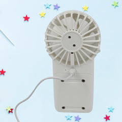 17730 Portable Small Electric Fan Handheld Fan With 3 Modes Usb Rechargeable Mini Student Handheld Class Personal Fan (1 Pc)