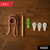 6-in-1 Wall Hanging Measurement Tool Kit