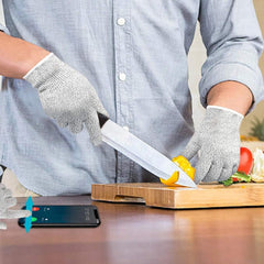 0677 Anti Cutting Resistant Hand Safety Cut-proof Protection Gloves (Multicolour)