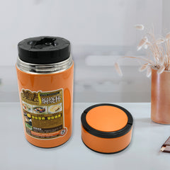 12771 Stainless Steel Water Bottle With Foldable Spoon Handle Easy To Carry Leak Proof Rust Proof Hot Cold Drinks Gym Sipper Bpa Free Food Grade Quality Steel Fridge Bottle For Office Gym School (1000 Ml)