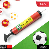 9329 Inflator Air Ball Pump Soft Bouncing Ball Development Kids Toy Sports Plastic Pump For Soccer Basketball Football Volleyball Ball (24 Cm)