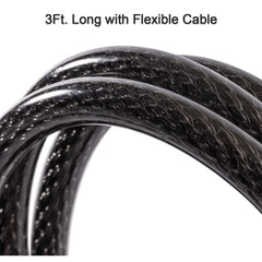 1518 Heavy Duty Multi-purpose Plastic Combination Lock For Helmet Multi Use