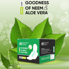 0984 Sanitary Pads For Women With Goodness Of Neem Aloe Vera Ultra Thin Leakage Protection Ph Balance With Antibacterial Anion Chip (155 Mm 24 Pads)