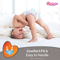 0961 Baby Diaper High Absorbent Pant Diapers Champs Soft And Dry Baby Diaper Pants Xl 54 Pcs (Extra Large Xl54 Pieces)