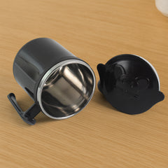 1 Pc Apex Cat Mug 250 Ml Stainless Steel Insulated Inner With Cute Cat Print