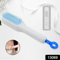Self-cleaning Hairbrush Massage Comb (1 Pc With Box)