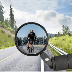 8505 Bar End Bike Mirror Safe Rearview Mirror 360 Rotatable Foldable Safety Bicycle Rear View Mirror Mirror Durable Bike Mirror (1 Pc)