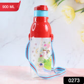 0273 Plastic Tranparent Sports Insulated Water Bottle With Dori Straw Easy To Carry High Quality Water Bottle Bpa-free Leak-proof For Kids School For Fridge Office Sports School Gym Yoga (1 Pc 800ml)