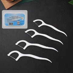 2 In 1 Tooth Picks Flosses Sticks Portable Toothpicks (50 Pc Set)