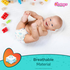 0958 Champs Soft And Dry Baby Diaper Pants 62 Pcs (Large Size)