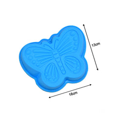 2679 Butterfly Shape Cake Cup Liners I Silicone Baking Cups I Muffin Cupcake Cases I Microwave Or Oven Tray Safe I Molds For Handmade Soap Biscuit Chocolate Muffins Jelly Pack Of 4