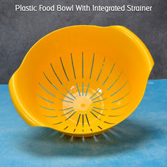2312 Plastic Fruits Vegetable Noodles Pasta Washing Bowl Strainer
