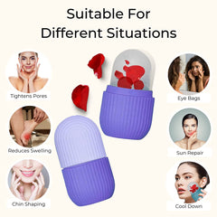 1224l Beauty Ice Roller For Face Massager Eye Reusable Face Rollers Facial Roller ( Loose )