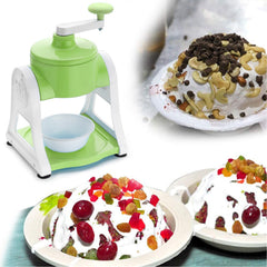 0130a Ice Gola Maker Ice Snow Maker Machine Ice Crusher Indoor Outdoor Manual With Steel Blade Antislip Grip