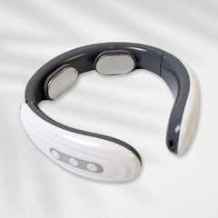 2 Heads Smart Electric Neck And Back Pulse Massager (1 Pc Mix Design)