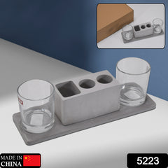 5223 2wine Glass Marbal Holder New Attractive Design For Hotel Cafes Use