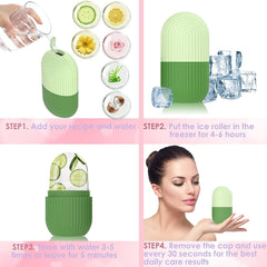 1224a Beauty Ice Roller For Face Eye Reusable Face Rollers Facial Roller Box