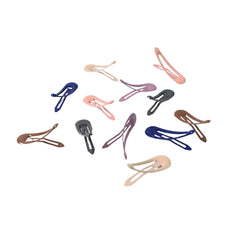 Metal Hair Clips Set (12 Pcs Set)