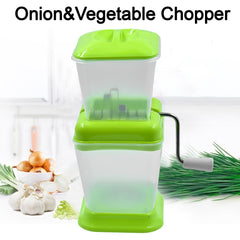 2003 Small Onion Chopper Vegetable Chopper Quick Cutter With Rotating Blade