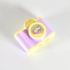 17672 Camera Shape Pencil Sharpener Simple Student Office Sharpener Fashionable And Convenient Lightweight Manual Sharpener For Kids Boys Girls Birthday Return Gifts (1 Pc)