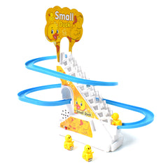4480 Ducks Climb Stairs Toy Roller Coaster Electric Duck Chasing Race Track Set Fun Duck Stair Climbing Toy With Flashing Lights Music And 3 Ducks Small Ducks Climbing Toys